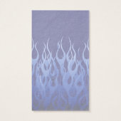 Your Text on Keep Calm on Blue Racing Flames (Back)