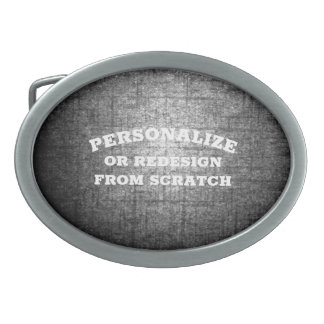 Your Text or Design Here - Create a Custom Belt Buckle