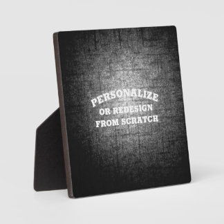 Your Text or Design Here - Create a Custom Plaque