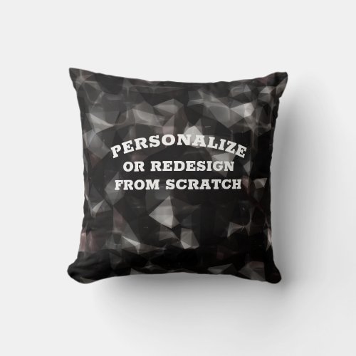 Your Text or Design Here _ Create a Custom Throw Pillow