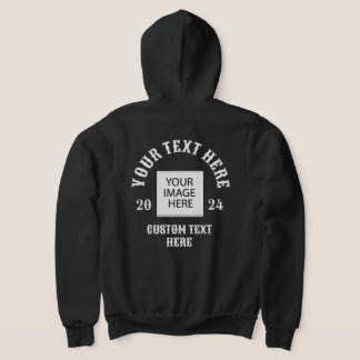 YOUR TEXT OR LOGO HERE HOODIE