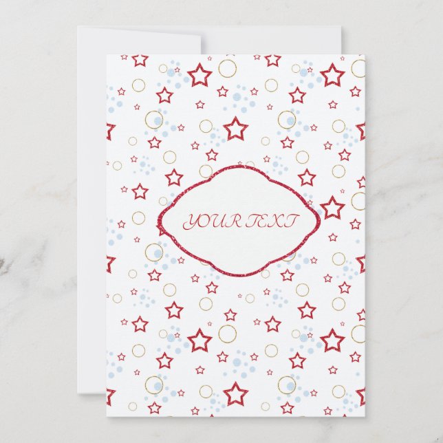 Your text, personalized invitation (Front)