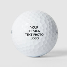YOUR TEXT PHOTO LOGO Personalized Golf Balls