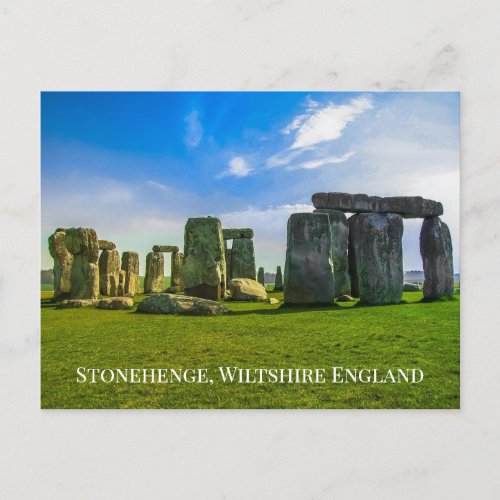 Your Text Stonehenge England Ancient Monument Site Postcard