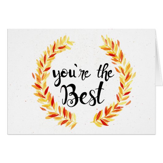 Your the Best Cards (Front Horizontal)