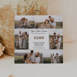 Your Theme Photography Mini Session Marketing Note Card