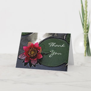 "YOUR THOUGHTFULNESS WAS SO APPRECIATED" (LOTUS THANK YOU CARD