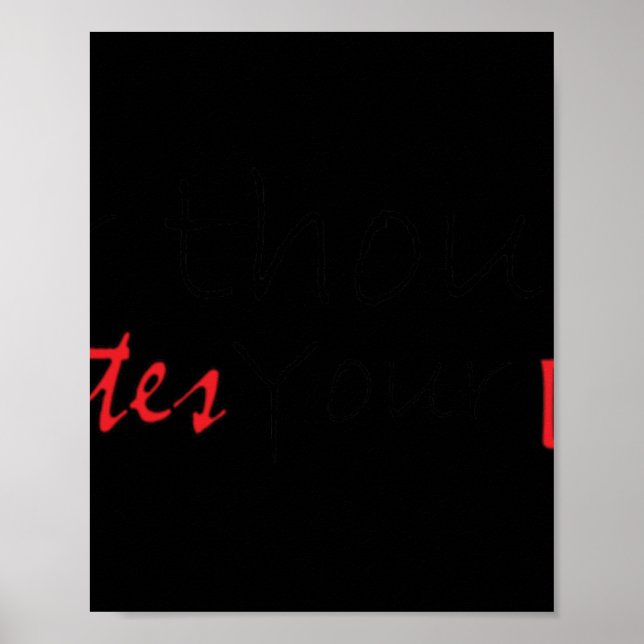 Your Thoughts Dictates Your Destiny Sticker  Poster (Front)