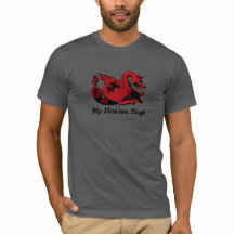 Your Thrones Style House Sigil Red Dragon T-Shirt