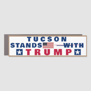(YOUR TOWN) Stands With TRUMP  Car Magnet