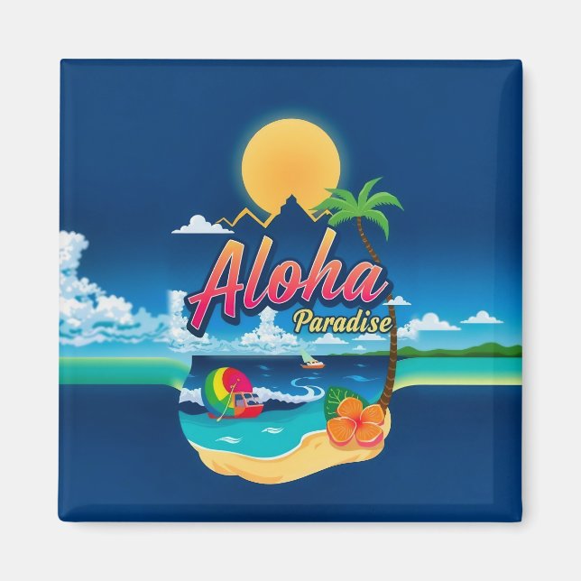 Your Tropical Escape  Magnet (Front)