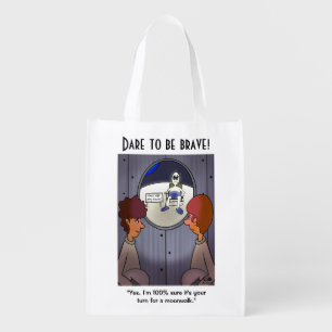 Your Turn For A Moonwalk Grocery Bag