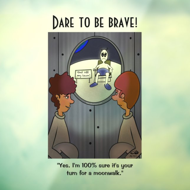 Your Turn For A Moonwalk Window Cling (Sheet 3)