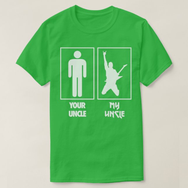 Your Uncle My Uncle Rocker T-Shirt (Design Front)