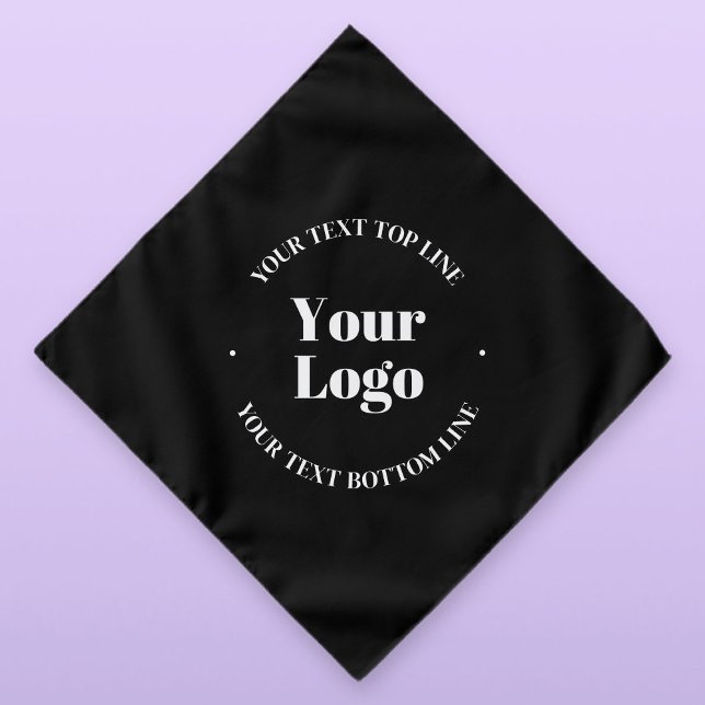 Your Uploaded Business Logo or other Design Bandana (Creator Uploaded)