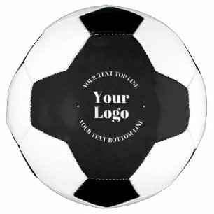 Your Uploaded Business Logo or other Design Soccer Ball
