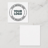 Your Uploaded Logo + Editable Circular Text 