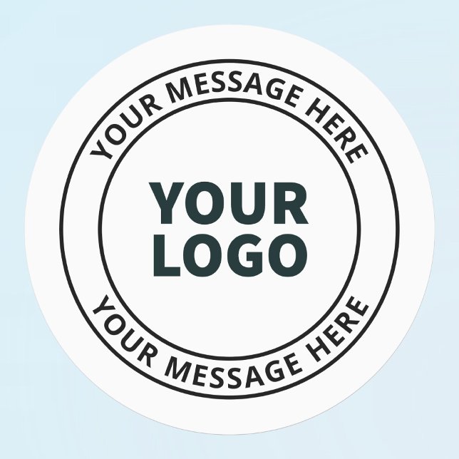 Your Uploaded Logo + Editable Circular Text  Labels (Creator Uploaded)