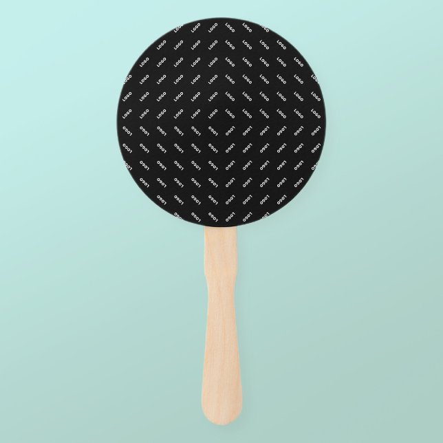 Your Uploaded Logo or Image | Modern Patten Hand Fan (Creator Uploaded)