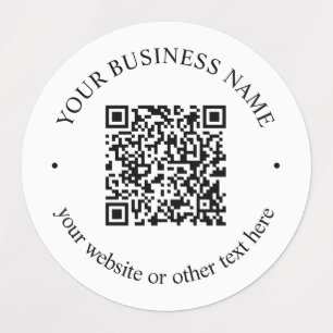 Your Uploaded QR code Plus Editable Circular Text Labels