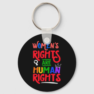 Your Uterus Feminist Women's Rights Are Human Righ Keychain