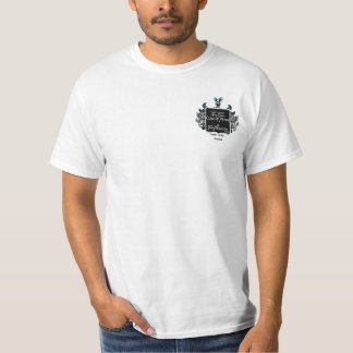 Your very own Coat of Arms and values on a t-shirt