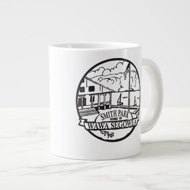 Your very own Smith Park Mug! Large Coffee Mug (Front Right)