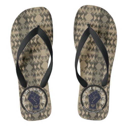 Your Vibe Is Your Tribe _ Bear Youngblood Flip Flo Flip Flops