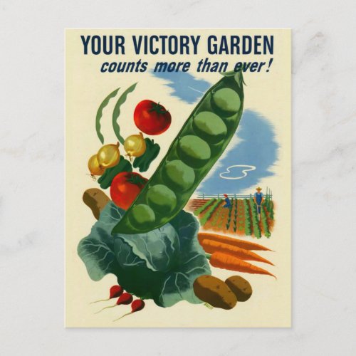 Your Victory Garden Postcard