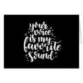 YOUR *VOICE* IS MY FAVORITE SOUND ANNIVERARY LOVE (Front Horizontal)