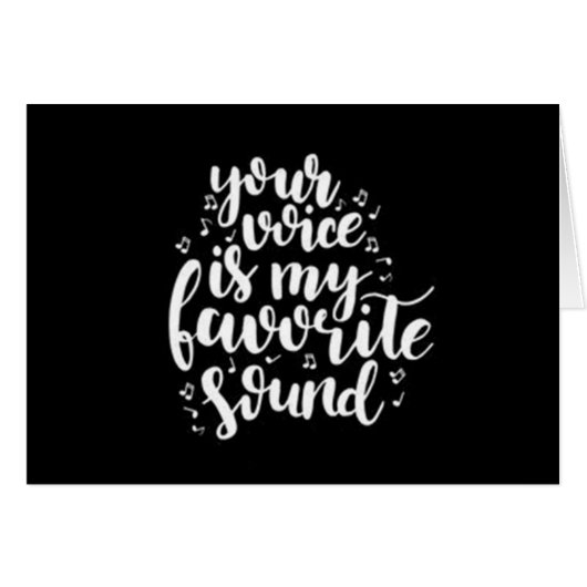 YOUR *VOICE* IS MY FAVORITE SOUND ANNIVERARY LOVE (Front Horizontal)