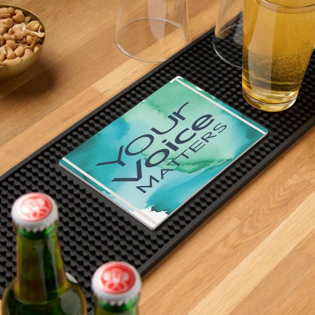 Your Voice Matters Bar Mat (Insitu (Bar 2))