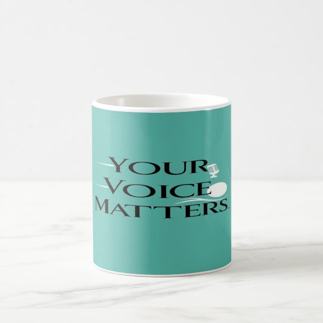 Your Voice Matters option 2 Coffee Mug (Center)