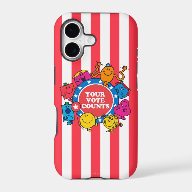 Your Vote Counts! Iphone Case (Back)