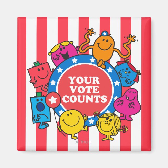 Your Vote Counts! Magnet (Front)