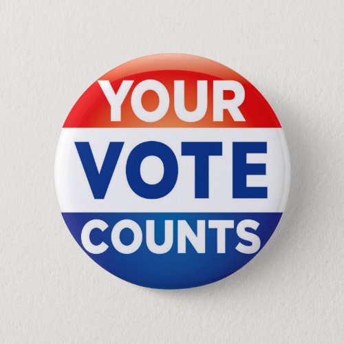 Your Vote Counts pattern Button