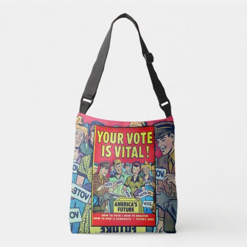Your Vote Is Vital Crossbody Bag