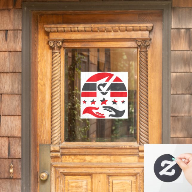 Your vote is your voice window cling (Home Door)