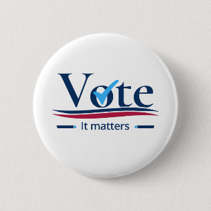 Your Vote Matters Button