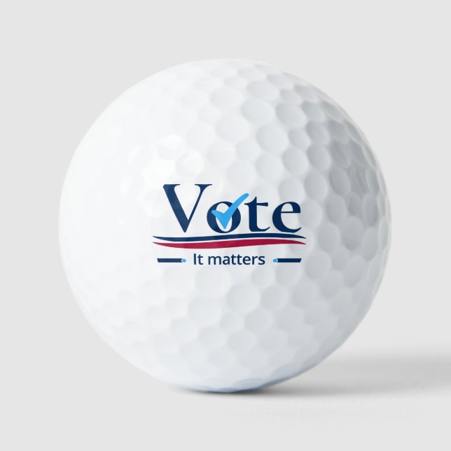 Your Vote Matters  Golf Balls (Front)