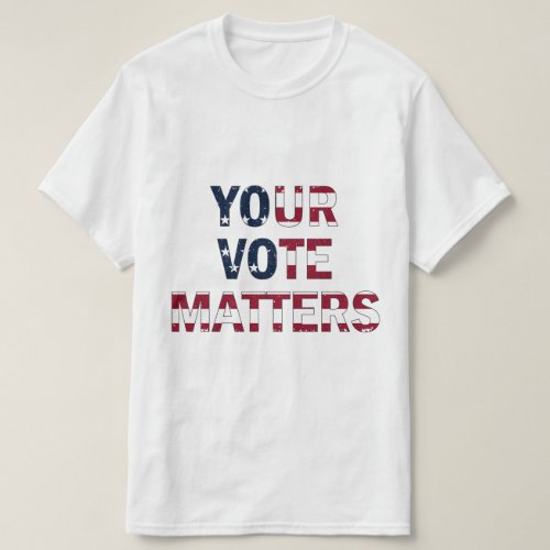 Your vote matters USA president election  T_Shirt