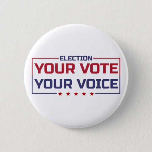 Your Vote Your Voice black font Button