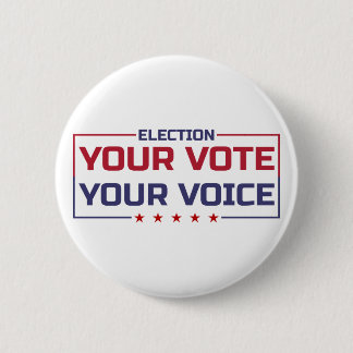 Your Vote Your Voice colored font Button