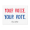 Your Vote Your Voice postcard