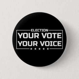 Your Vote Your Voice white font