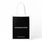 Your Website Address Black & White Template