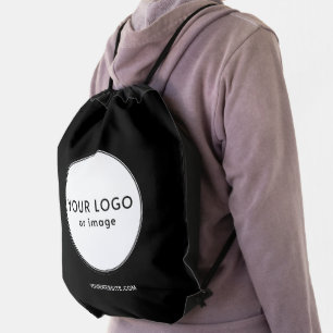 Your Website and logo Drawstring Bag