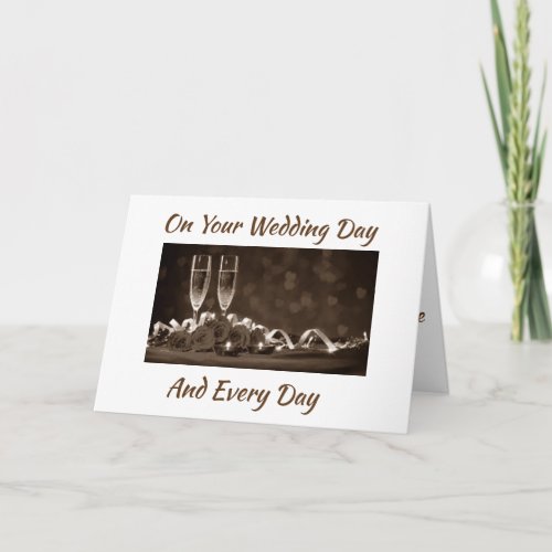 YOUR WEDDING DAY LIFETIME OF LOVE CARD