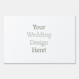 Your Wedding Design Yard Sign