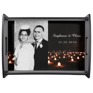 Your Wedding or Anniversary Photo Custom Serving Tray